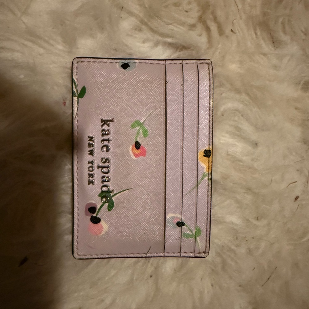 Kate Spade Pastel Floral Card Holder